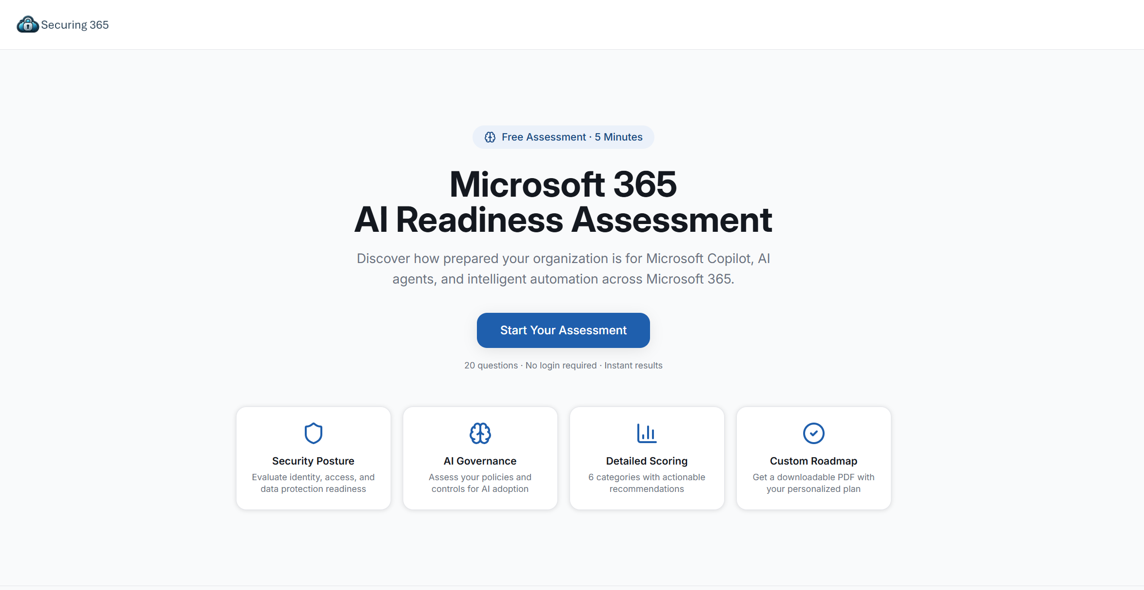 M365 AI Readiness Tool